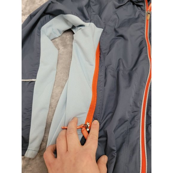 Nike Windbreaker vented Running Jacket‎ Back Pocket Blue Training  Small 4-6 - Picture 4 of 12